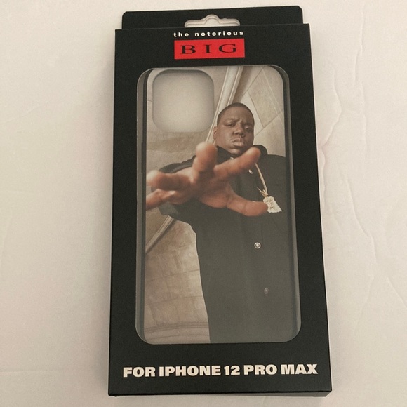 NIB The Notorious B.I.G iPhone 12 Pro Max Phone Case - Black - Picture 3 of 8